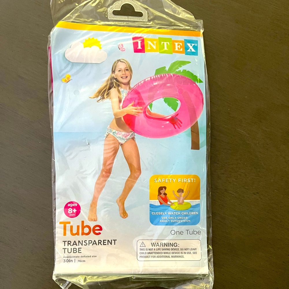Round float tube for big kids and teens
